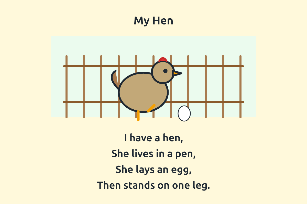 A hen standing on one leg beside an egg in a pen