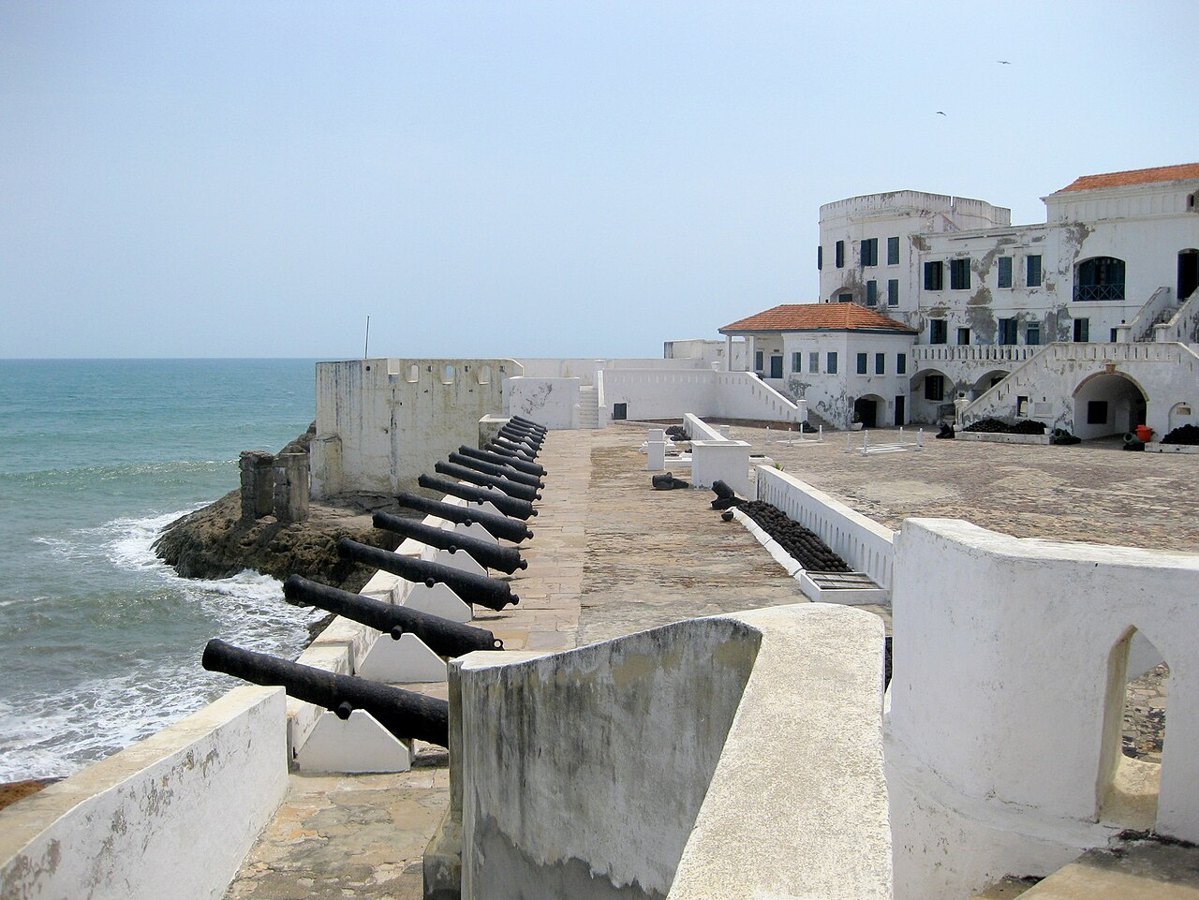 Cape Coast Castle by the sea