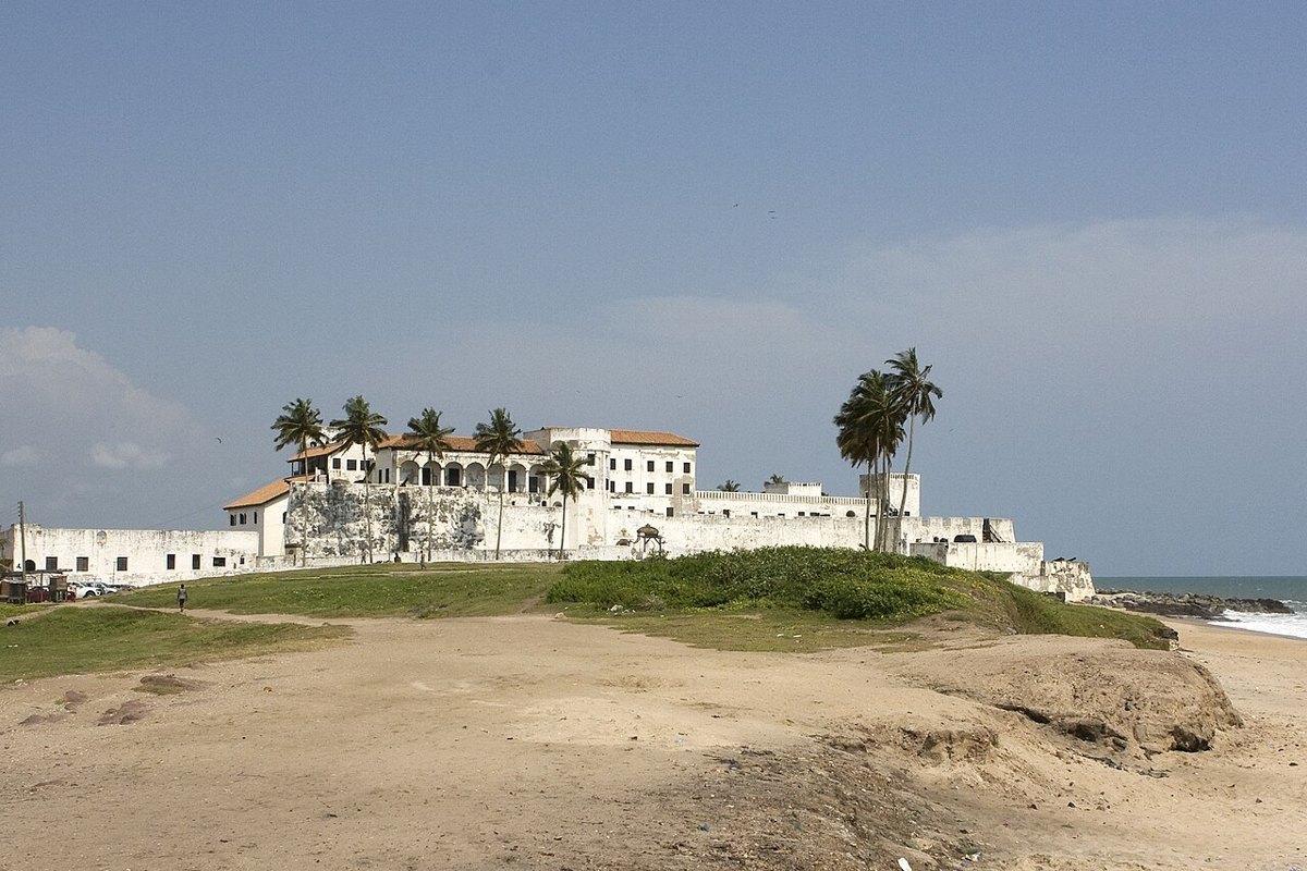 Elmina Castle on the coast