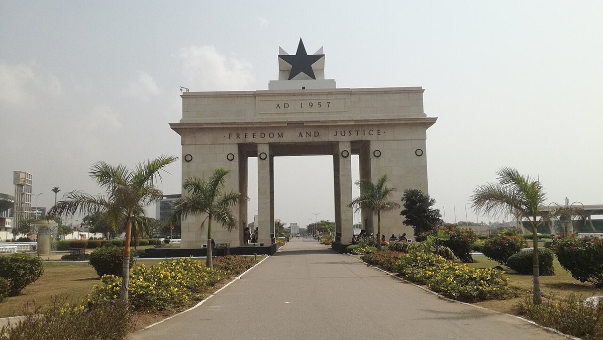 Independence (Black Star) Square in Accra